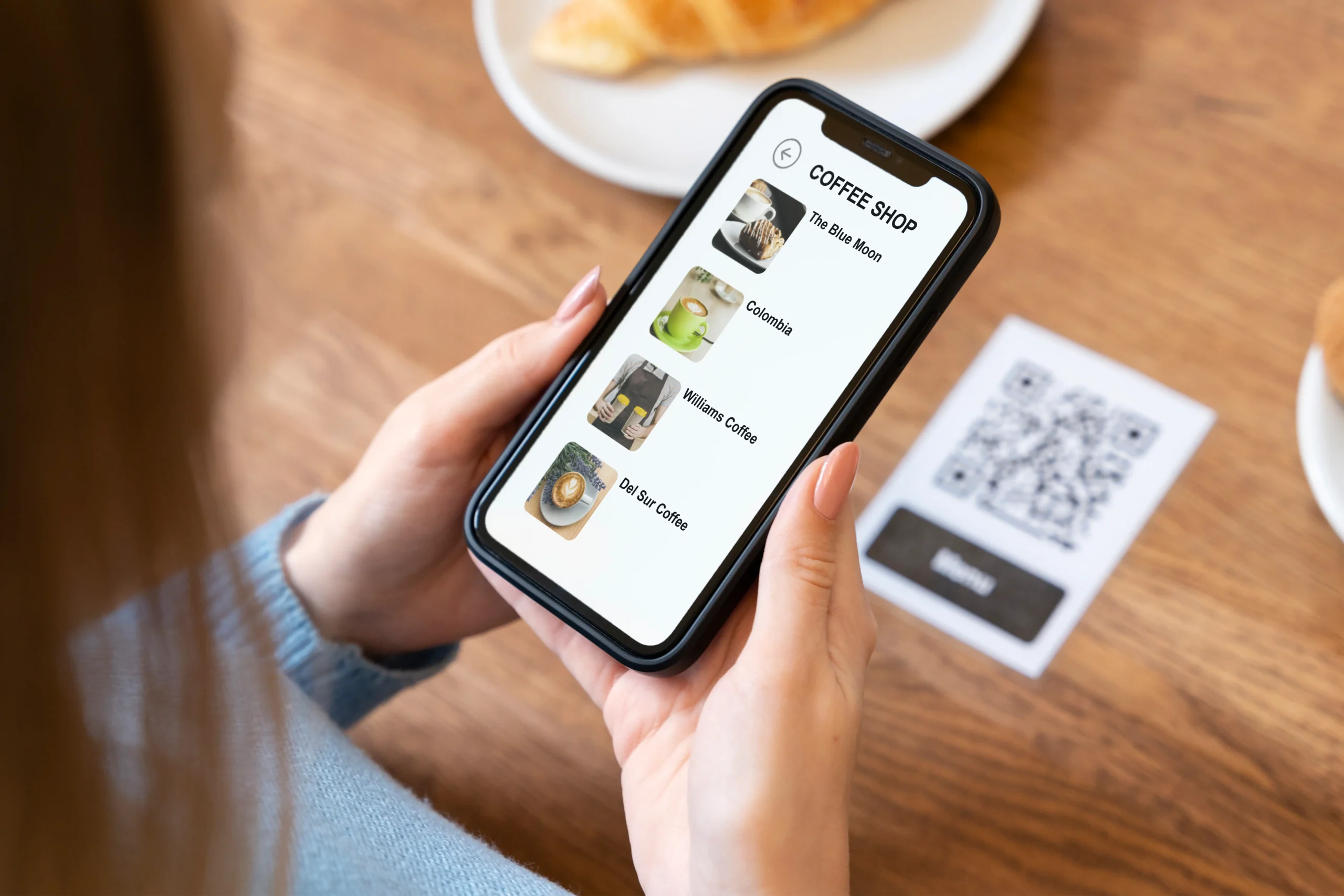 การสั่งอาหารผ่าน QR Code